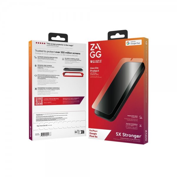 Zagg InvisibleShield Google Pixel 8a Skjermbeskytter Glass Elite