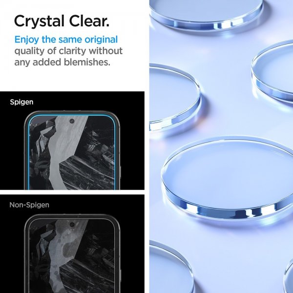 Spigen Google Pixel 8a Skjermbeskytter GLAS.tR ALIGNmaster 2-pakning