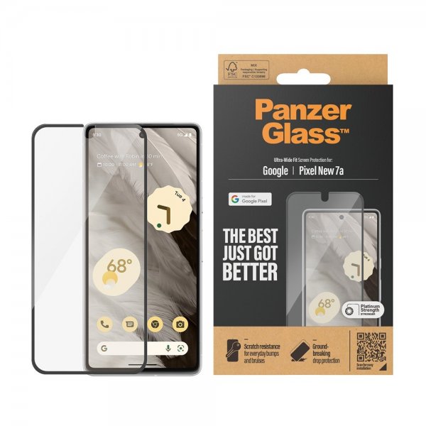 PanzerGlass Google Pixel 8a Skjermbeskytter Ultra-Wide Fit