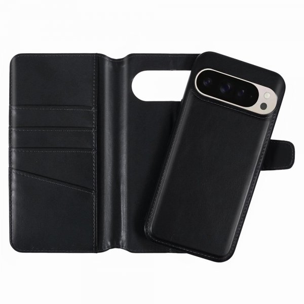 Nordic Covers Google Pixel 9/Pixel 9 Pro Etui MagLeather Raven Black