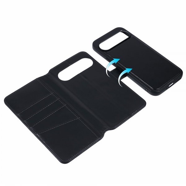 Nordic Covers Google Pixel 9/Pixel 9 Pro Etui MagLeather Raven Black