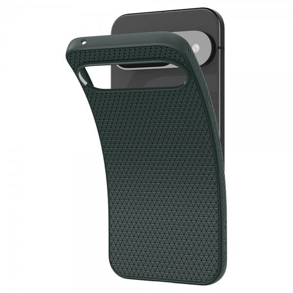 Spigen Google Pixel 9/Pixel 9 Pro Deksel Liquid Air Abyss Green