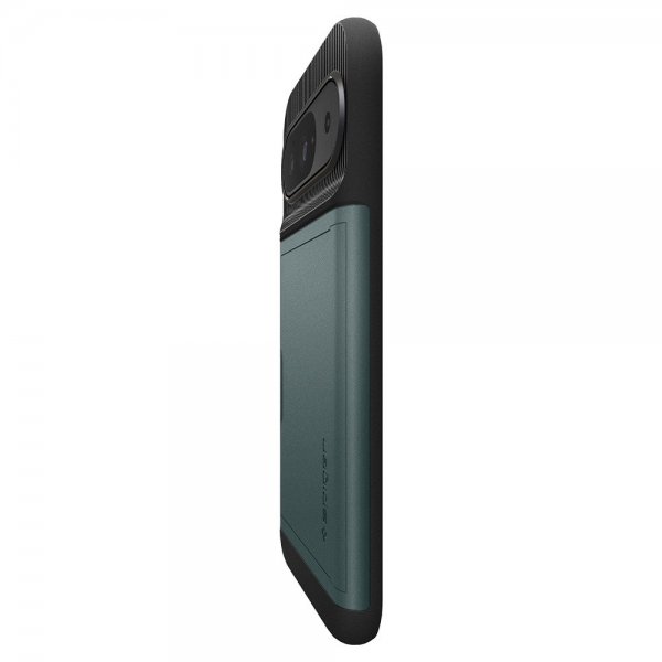 Spigen Google Pixel 9/Pixel 9 Pro Deksel Slim Armor CS Abyss Green