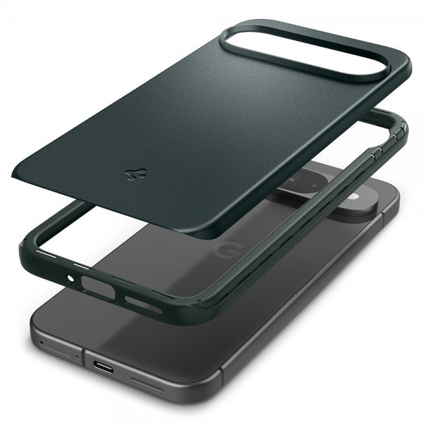 Spigen Google Pixel 9/Pixel 9 Pro Deksel Thin Fit Abyss Green