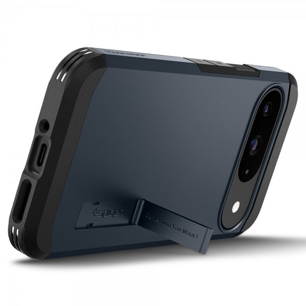 Spigen Google Pixel 9/Pixel 9 Pro Deksel Tough Armor Metal Slate