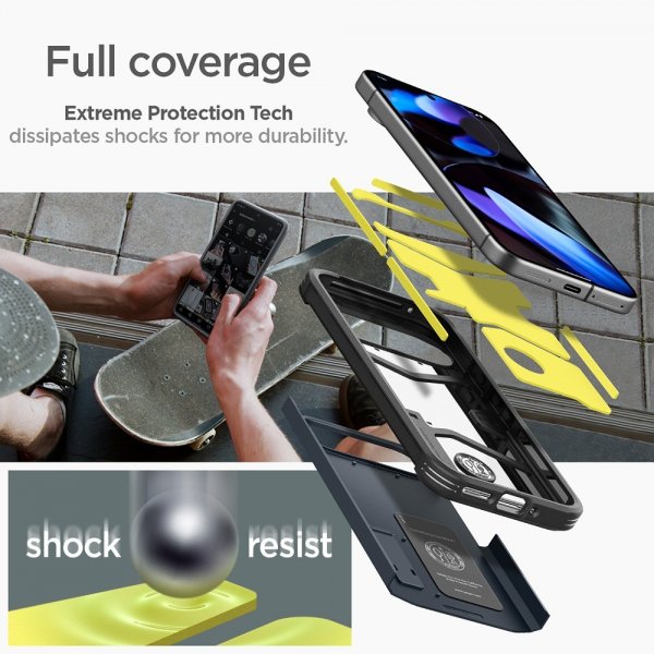 Spigen Google Pixel 9/Pixel 9 Pro Deksel Tough Armor Metal Slate