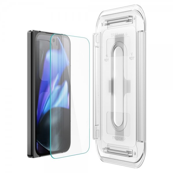 Spigen Google Pixel 9 Pro Fold Skjermbeskytter GLAS.tR EZ Fit 2-pakning