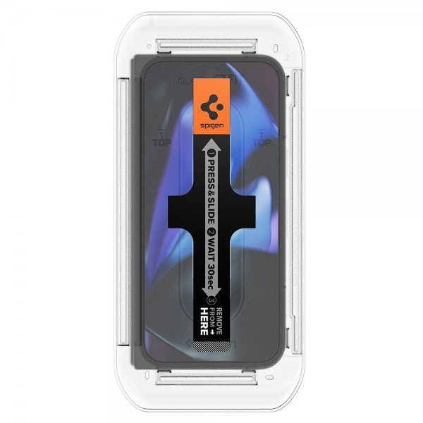 Spigen Google Pixel 9 Pro Fold Skjermbeskytter GLAS.tR EZ Fit 2-pakning