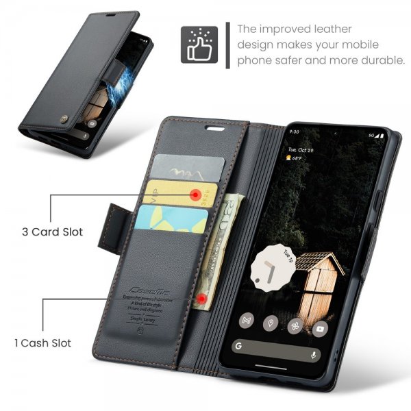 CaseMe Google Pixel 9 Pro XL Etui 023 Series Svart