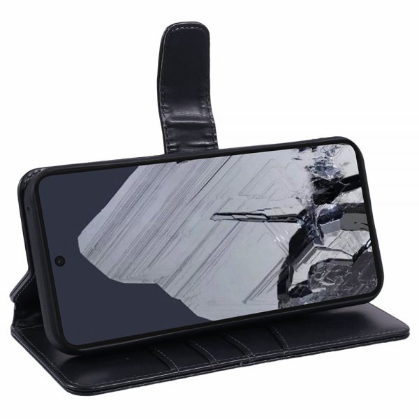 Nordic Covers Google Pixel 9 Pro XL Etui Essential Leather Raven Black