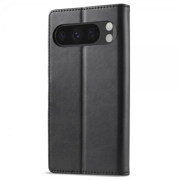 Lc.Imeeke Google Pixel 9 Pro XL Etui med Kortlomme stativfunksjon Svart