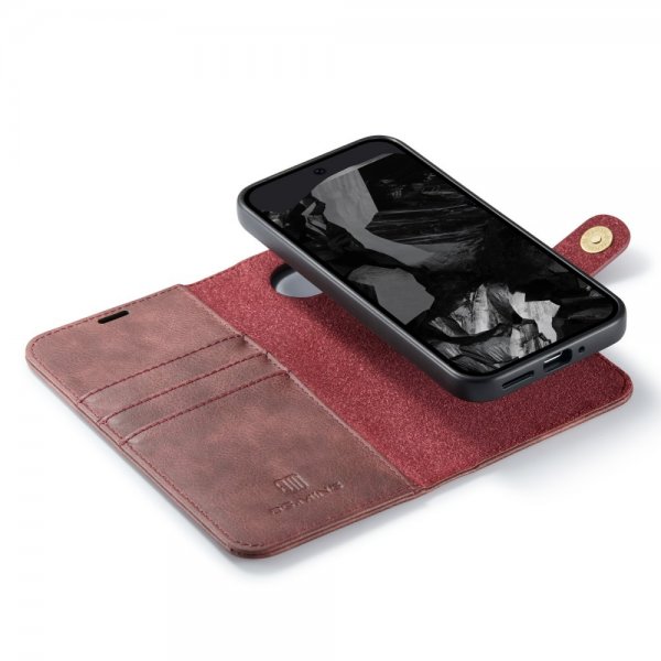 Dg.Ming Google Pixel 9 Pro XL Etui Avtagbart Deksel Rød
