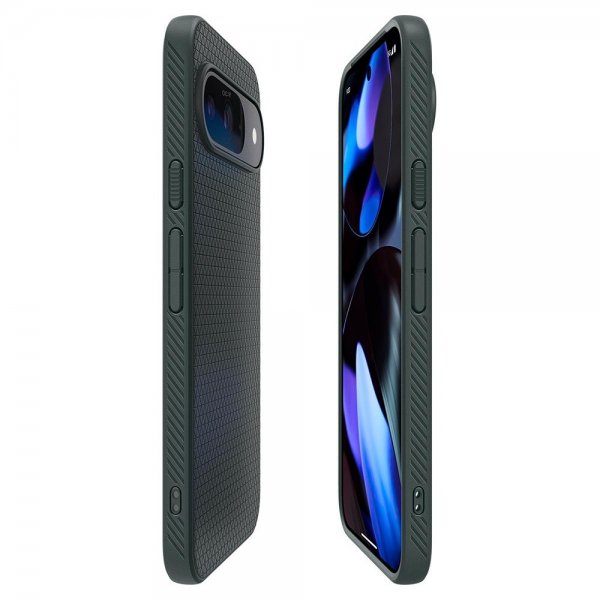 Spigen Google Pixel 9 Pro XL Deksel Liquid Air Abyss Green
