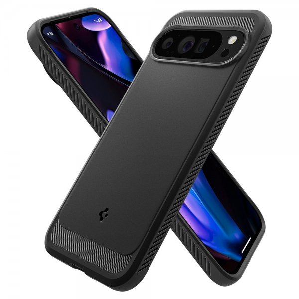 Spigen Google Pixel 9 Pro XL Deksel Rugged Armor Matte Black