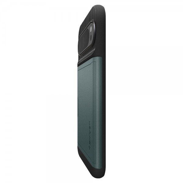 Spigen Google Pixel 9 Pro XL Deksel Slim Armor CS Abyss Green