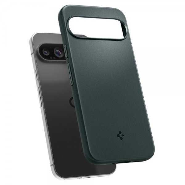 Spigen Google Pixel 9 Pro XL Deksel Thin Fit Abyss Green