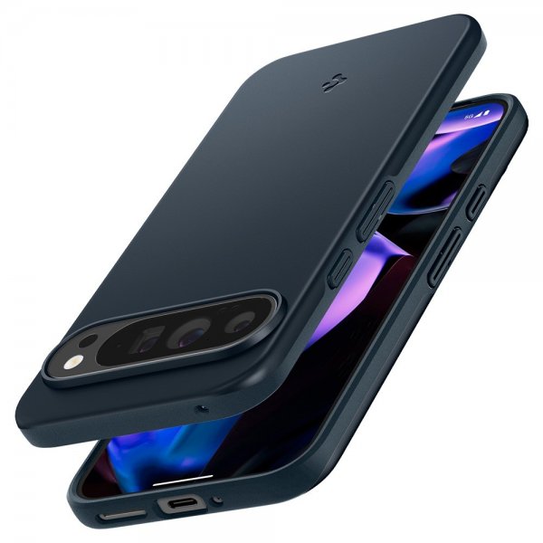 Spigen Google Pixel 9 Pro XL Deksel Thin Fit Metal Slate