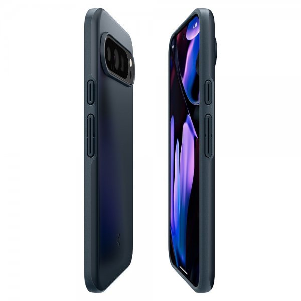 Spigen Google Pixel 9 Pro XL Deksel Thin Fit Metal Slate