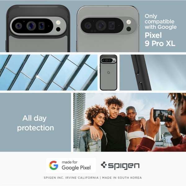 Spigen Google Pixel 9 Pro XL Deksel Ultra Hybrid Matte Black