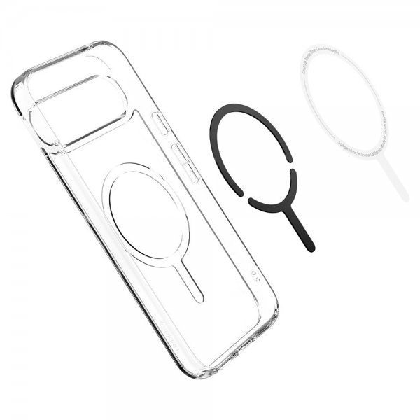 Spigen Google Pixel 9 Pro XL Deksel Ultra Hybrid Metal Ring MagFit