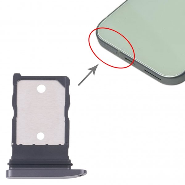 Google Pixel 9 SIM-kortholder - svart
