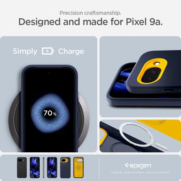Spigen Google Pixel 9a Deksel Nano Pop MagFit Blueberry Navy