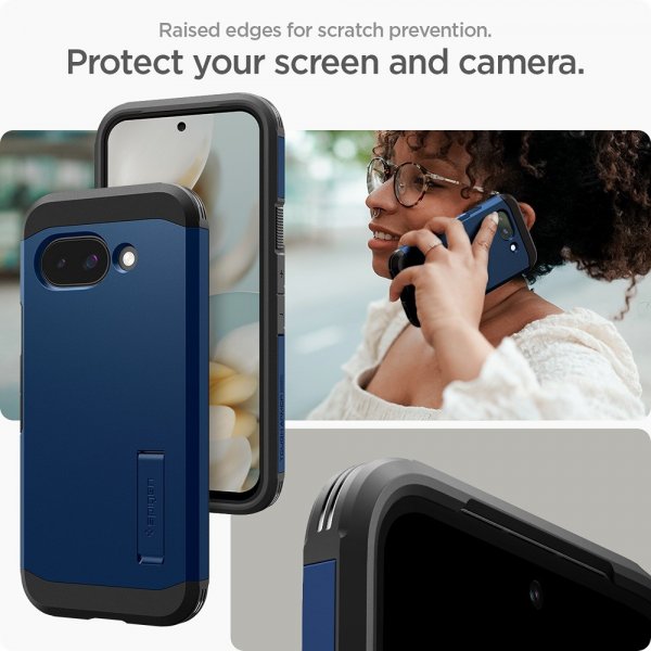 Spigen Google Pixel 9a Deksel Tough Armor MagFit Navy Blue