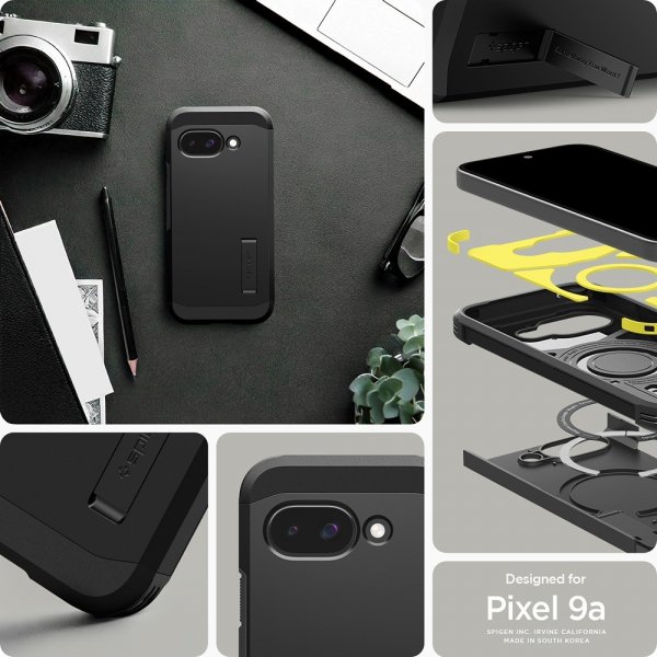 Spigen Google Pixel 9a Deksel Tough Armor MagFit Svart