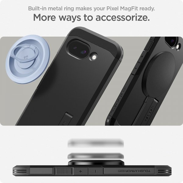 Spigen Google Pixel 9a Deksel Tough Armor MagFit Svart