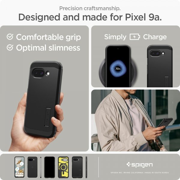 Spigen Google Pixel 9a Deksel Tough Armor MagFit Svart