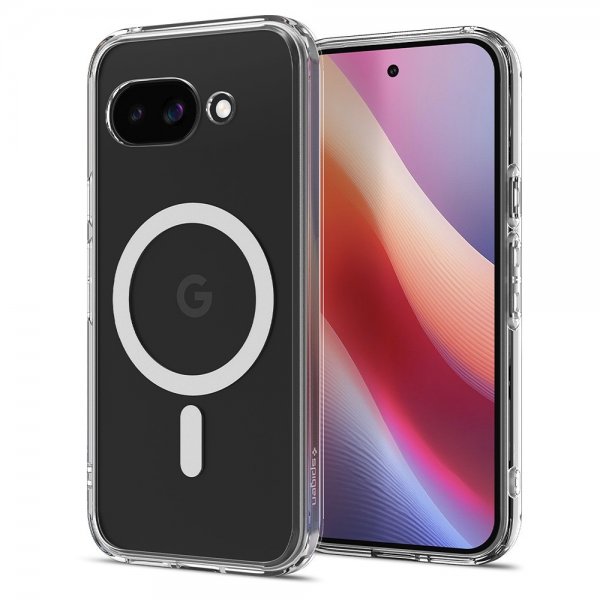 Spigen Google Pixel 9a Deksel Ultra Hybrid MagFit Clear White