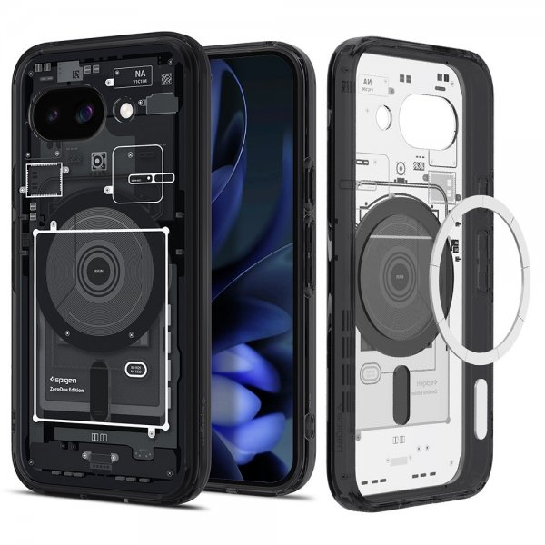 Spigen Google Pixel 9a Deksel Ultra Hybrid Zero One MagFit Svart