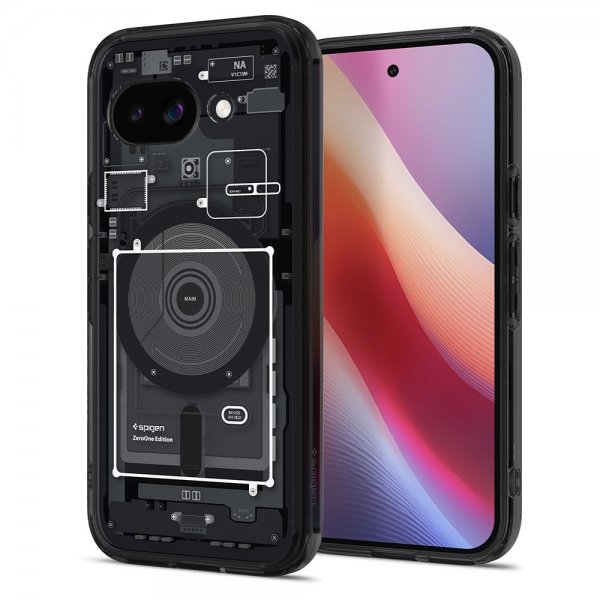 Spigen Google Pixel 9a Deksel Ultra Hybrid Zero One MagFit Svart