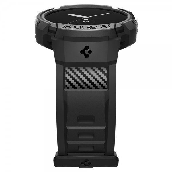 Spigen Google Pixel Watch 1/2/3 41mm Armbånd og Deksel Rugged Armor Pro Svart