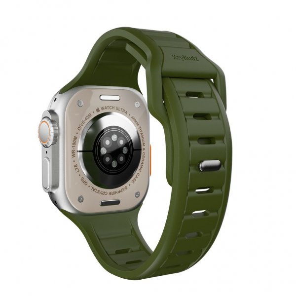 KeyBudz Apple Watch 44/45/46mm/Apple Watch Ultra Armbånd Journey Forest Green