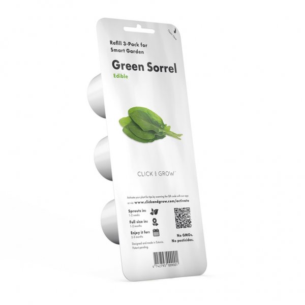 Click and Grow Smart Garden Refill 3-pack - Grønn sorrel