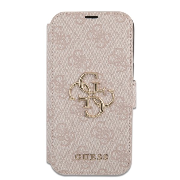 Guess iPhone 15 Pro Max Etui 4G Logo Rosa