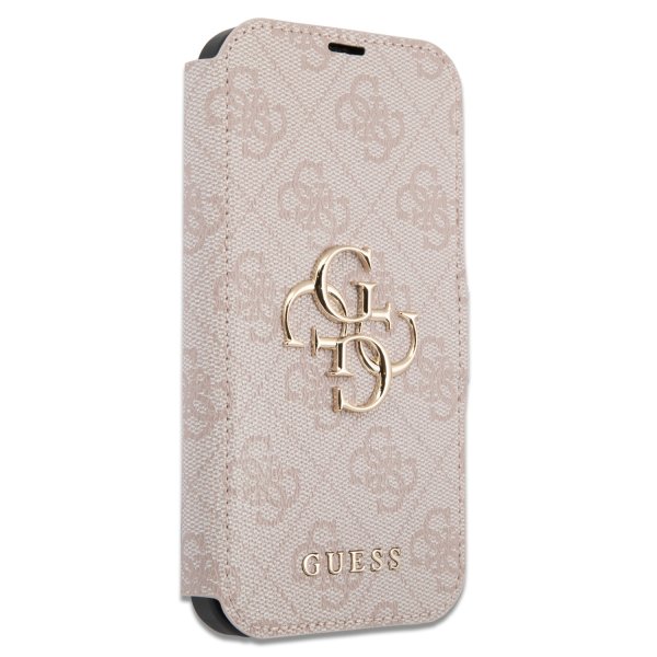 Guess iPhone 15 Pro Max Etui 4G Logo Rosa