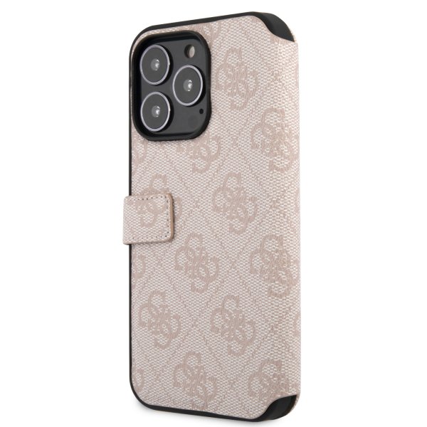 Guess iPhone 15 Pro Max Etui 4G Logo Rosa