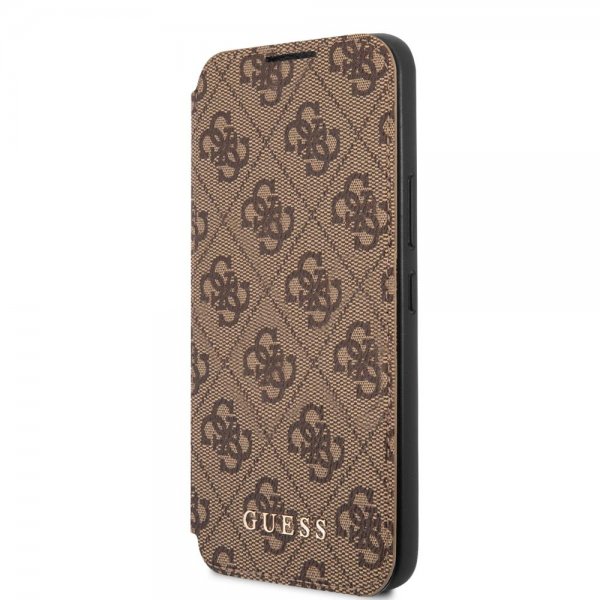 Guess Samsung Galaxy S22 Etui 4G Logo Brun