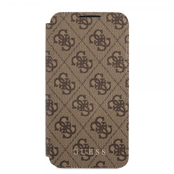 Guess Samsung Galaxy S22 Etui 4G Logo Brun