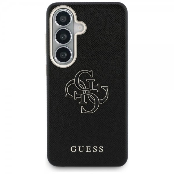 Guess Samsung Galaxy S26 Deksel 4G Logo Grained Svart