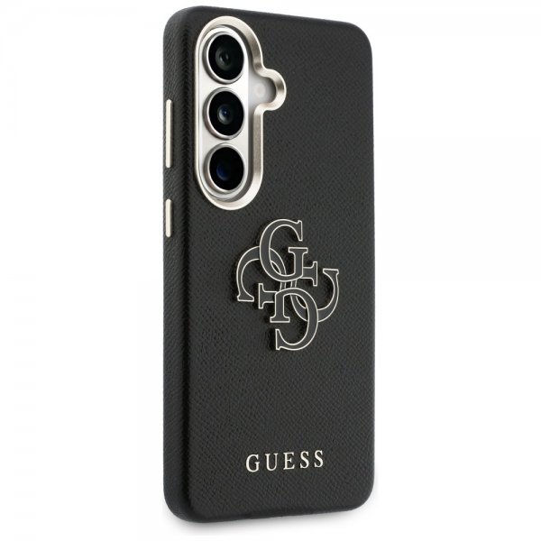 Guess Samsung Galaxy S26 Deksel 4G Logo Grained Svart