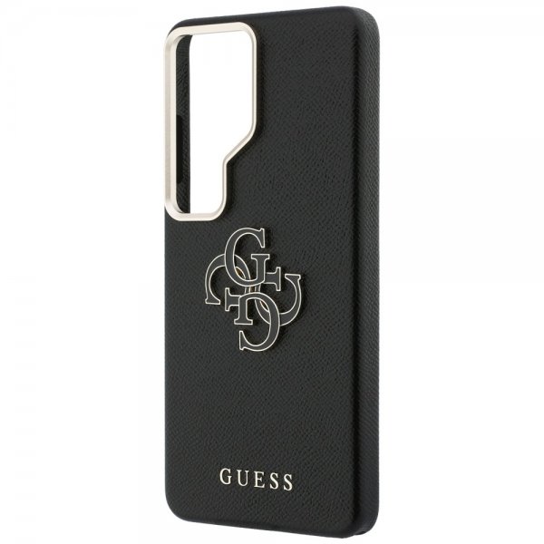 Guess Samsung Galaxy S26 Ultra Deksel 4G Logo Grained Svart