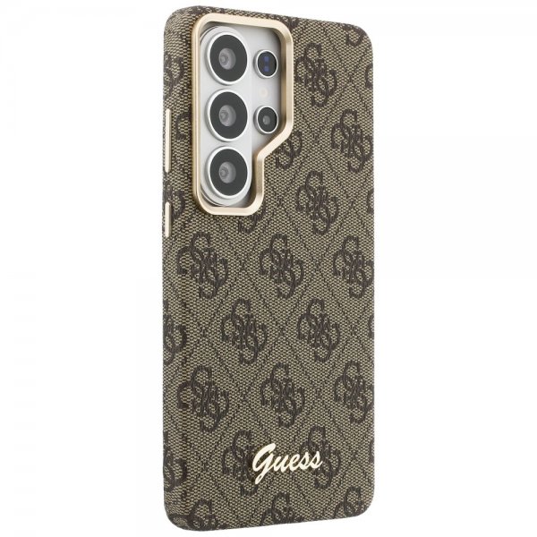 Guess Samsung Galaxy S26 Ultra Deksel 4G Script MagSafe Brun
