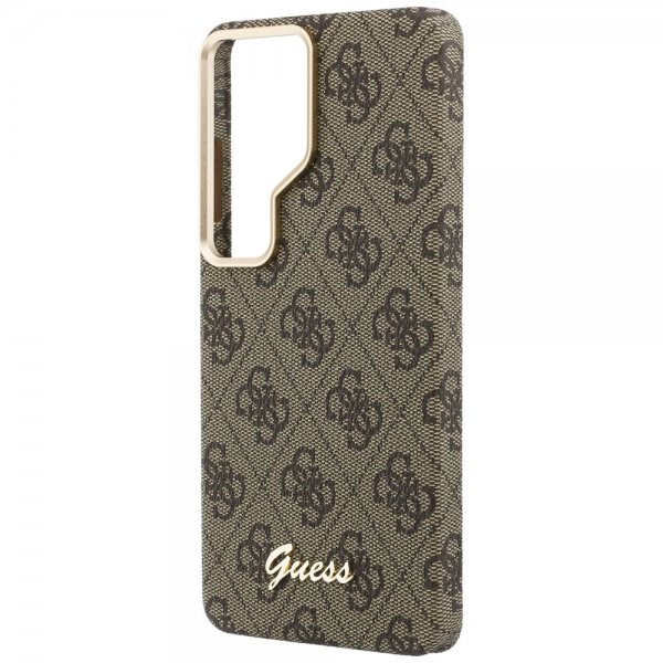Guess Samsung Galaxy S26 Ultra Deksel 4G Script MagSafe Brun