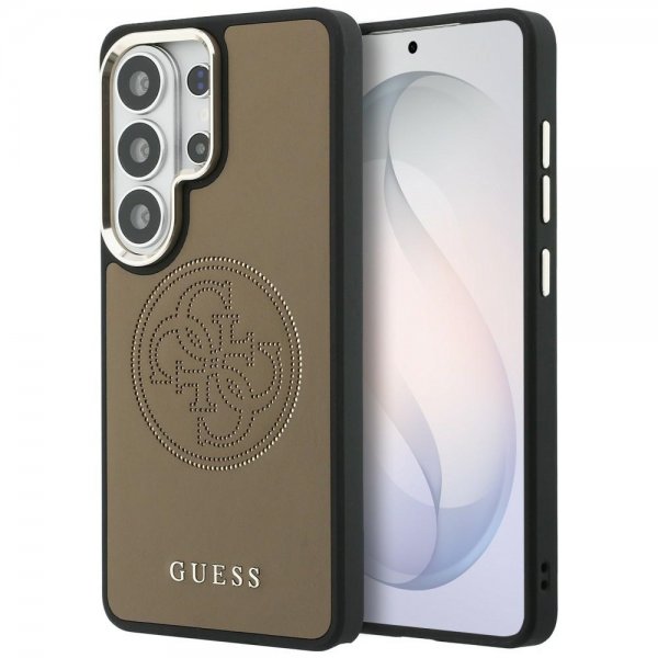 Guess Samsung Galaxy S26 Ultra Deksel Perforated Logo MagSafe Brun