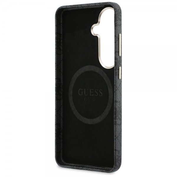 Guess Samsung Galaxy S26 Plus Deksel 4G Round MagSafe Svart