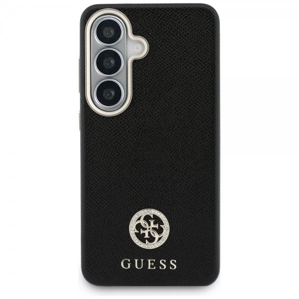 Guess Samsung Galaxy S26 Deksel Rhinestone Logo MagSafe Svart