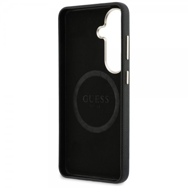 Guess Samsung Galaxy S26 Deksel Rhinestone Logo MagSafe Svart